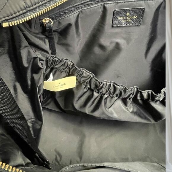 Kate Spade Baby Diaper Bag Wilson Road Kaylie Maxi Shoulder bag. Black quilted - Picture 12 of 16